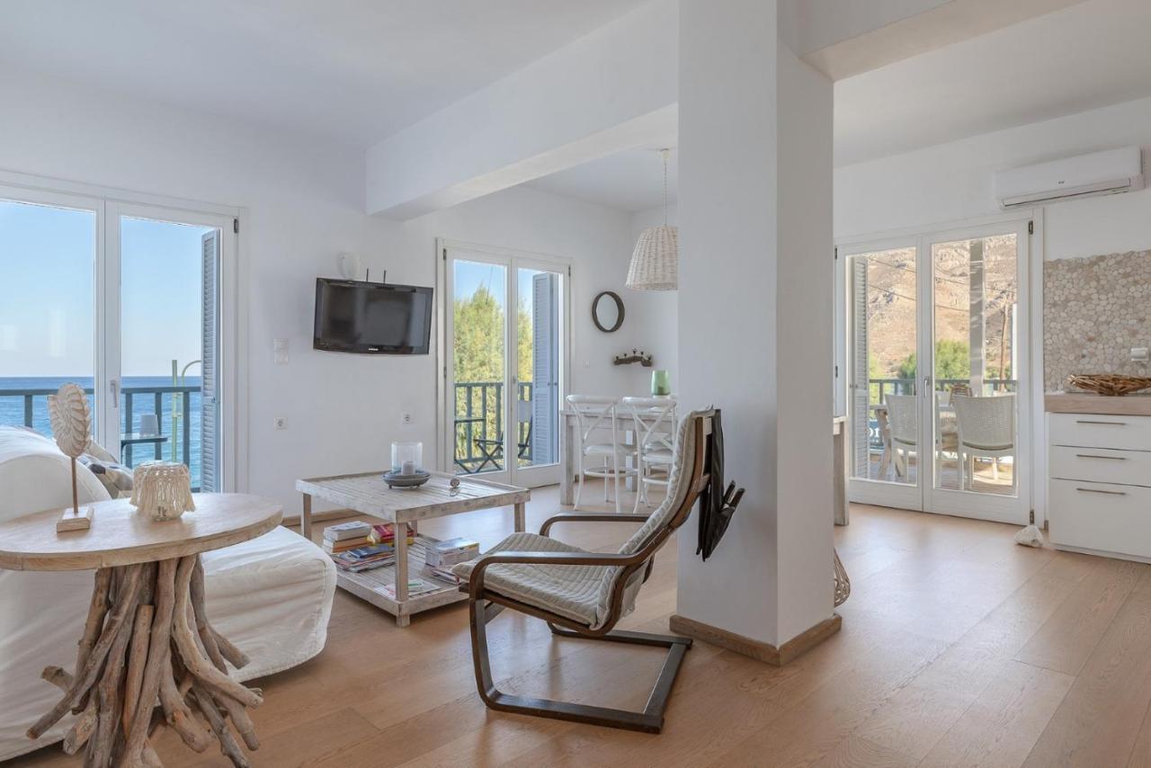 Uno Luxury Apartment With Sea View Livadia (Tilos) Exterior foto
