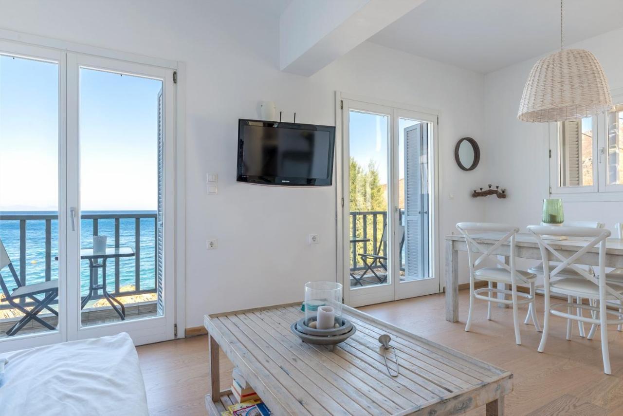 Uno Luxury Apartment With Sea View Livadia (Tilos) Exterior foto