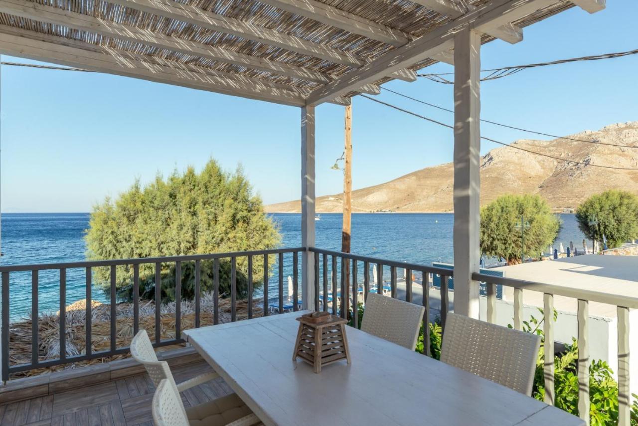 Uno Luxury Apartment With Sea View Livadia (Tilos) Exterior foto